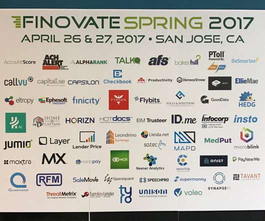 Demo Financial Technology And Fintech Community Banking Brief - welcome to day one of finovatespring 2017